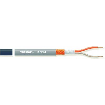 Tasker Audio Cable, schwarz, 100m, PVC 1.50x6.30mm (100 m), Audiokabel Tasker Audio Cable, schwarz, 100m, PVC 1.50x6.30mm (100 m), Audiokabel
