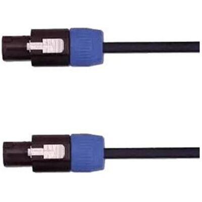 Yellow Cable HP9SS - Speakon - Speakon-hjttalerkabel 9m. (9 m, 2.50 mm²), Lautsprecherkabel, Schwarz Yellow Cable HP9SS - Speakon - Speakon-hjttalerkabel 9m. (9 m, 2.50 mm²), Lautsprecherkabel, Schwarz