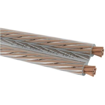 Oehlbach D1C315 Lautsprecherkabel 2 x 10 mm² Transparent 6 m (6 m, 10 mm²), Lautsprecherkabel, Transparent Oehlbach D1C315 Lautsprecherkabel 2 x 10 mm² Transparent 6 m (6 m, 10 mm²), Lautsprecherkabel, Transparent