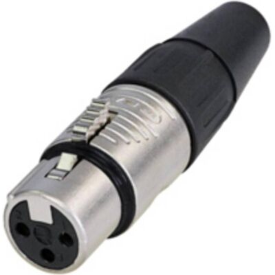 Rean AV RC3F 3-poliger XLR Stecker - Gerade - Professionelles Audio Rean AV RC3F 3-poliger XLR Stecker - Gerade - Professionelles Audio