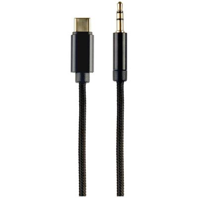 Cablexpert USB type-C to Stereo 3.5 mm AUX Cable, 1.5 m, Black (1.50 m, AUX Kabel), Audiokabel Cablexpert USB type-C to Stereo 3.5 mm AUX Cable, 1.5 m, Black (1.50 m, AUX Kabel), Audiokabel