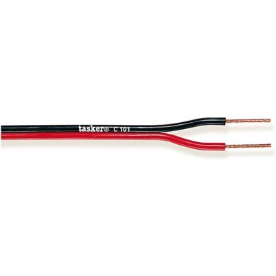 Tasker Lautsprecherkabel auf Rolle 2x 0.35 mm² 100 m Schwarz/Rot (100 m, 0.35 mm²), Lautsprecherkabel, Mehrfarbig, Rot, Schwarz Tasker Lautsprecherkabel auf Rolle 2x 0.35 mm² 100 m Schwarz/Rot (100 m, 0.35 mm²), Lautsprecherkabel, Mehrfarbig, Rot, Schwarz