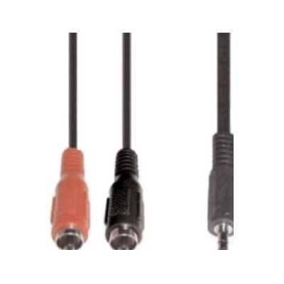 E+P B 113/5 5m 3.5mm 2 x RCA Schwarz Audio-Kabel (5 m, AUX Kabel), Audiokabel E+P B 113/5 5m 3.5mm 2 x RCA Schwarz Audio-Kabel (5 m, AUX Kabel), Audiokabel