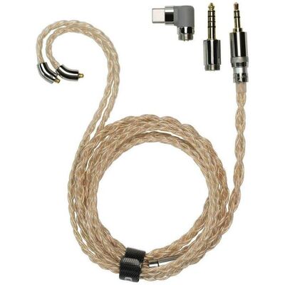 FiiO 3.5mm Klinke – 3.5mm Klinke/USB C (1.20 m, AUX Kabel), Audiokabel FiiO 3.5mm Klinke – 3.5mm Klinke/USB C (1.20 m, AUX Kabel), Audiokabel