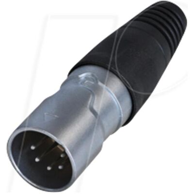 Rean RCX5M-Z-000-1 XLR-Steckverbinder Stecker, gerade Polzahl (num): 5 1 St., Audio Stecker Rean RCX5M-Z-000-1 XLR-Steckverbinder Stecker, gerade Polzahl (num): 5 1 St., Audio Stecker