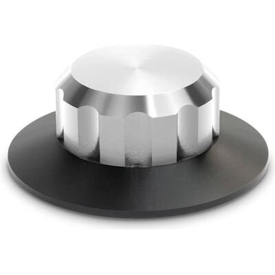 Dynavox Schallplattenklemme VC150 silberschwarz, Plattenspieler Zubehör, Silber, Schwarz Dynavox Schallplattenklemme VC150 silberschwarz, Plattenspieler Zubehör, Silber, Schwarz
