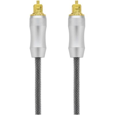 Deltaco High-End-Toslink-Kabel optisches digitales Audiokabel, 2 m, schwarz (2 m, Toslink Kabel), Audiokabel Deltaco High-End-Toslink-Kabel optisches digitales Audiokabel, 2 m, schwarz (2 m, Toslink Kabel), Audiokabel
