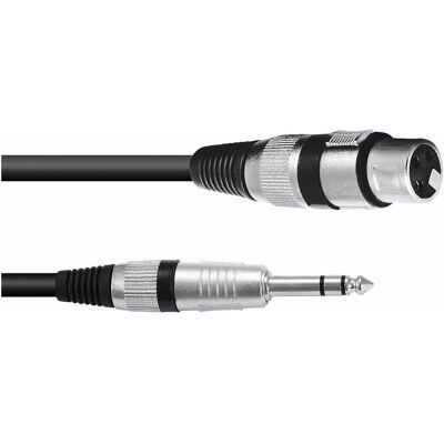 Omnitronic 30225195 XLR Adapterkabel (1x XLR-Stecker 3 polig (0.90 m, XLR Kabel), Audiokabel Omnitronic 30225195 XLR Adapterkabel (1x XLR-Stecker 3 polig (0.90 m, XLR Kabel), Audiokabel