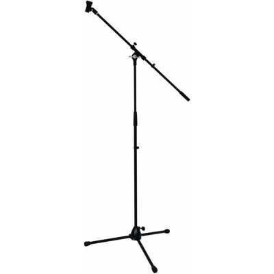 Omnitronic Mikrofonstativ mit Galgen, PRO sw, Mikrofonständer, Schwarz Omnitronic Mikrofonstativ mit Galgen, PRO sw, Mikrofonständer, Schwarz