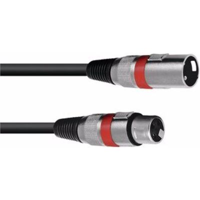 Omnitronic XLR Kabel 3pol 7,5m sw/rt (7.50 m, XLR Kabel), Audiokabel Omnitronic XLR Kabel 3pol 7,5m sw/rt (7.50 m, XLR Kabel), Audiokabel