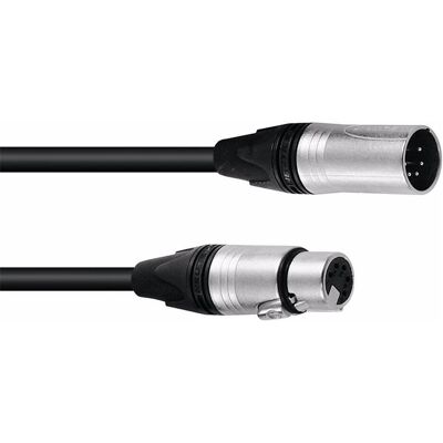 PSSO DMX Kabel XLR 5pol 20m sw Neutrik (20 m, XLR Kabel), Audiokabel PSSO DMX Kabel XLR 5pol 20m sw Neutrik (20 m, XLR Kabel), Audiokabel