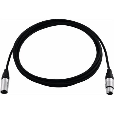 PSSO DMX Kabel XLR 5pol 3m sw Neutrik (3 m, XLR Kabel), Audiokabel PSSO DMX Kabel XLR 5pol 3m sw Neutrik (3 m, XLR Kabel), Audiokabel