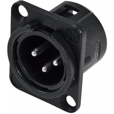 Neutrik XLR Einbaustecker 3pol NC3MDL-1-BAG, Audio Stecker Neutrik XLR Einbaustecker 3pol NC3MDL-1-BAG, Audio Stecker
