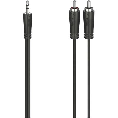 Hama Audio-Kabel, 3,5-mm-Klinken-Stecker - 2 Cinch-Stecker, Stereo, 0,75 m (0.75 m, Cinch Kabel), Audiokabel Hama Audio-Kabel, 3,5-mm-Klinken-Stecker - 2 Cinch-Stecker, Stereo, 0,75 m (0.75 m, Cinch Kabel), Audiokabel