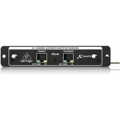 Behringer X-Dante 32-Kanal Dante Erweiterungskarte - Audio Schnittstelle Behringer X-Dante 32-Kanal Dante Erweiterungskarte - Audio Schnittstelle