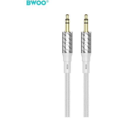Bwoo AUX Cable Support 3.5mm to 3.5mm audio AUX075 (1 m), Audiokabel Bwoo AUX Cable Support 3.5mm to 3.5mm audio AUX075 (1 m), Audiokabel