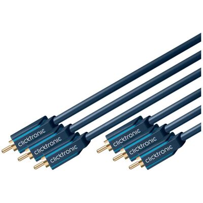 ClickTronic Component Video — Composite Video (10 m, Cinch Kabel), Audiokabel ClickTronic Component Video — Composite Video (10 m, Cinch Kabel), Audiokabel