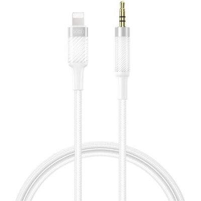 xO Kabel Audio NB-R279A Lightning - Klinke 3,5mm 1,0m weiss (1 m, AUX Kabel), Audiokabel xO Kabel Audio NB-R279A Lightning - Klinke 3,5mm 1,0m weiss (1 m, AUX Kabel), Audiokabel