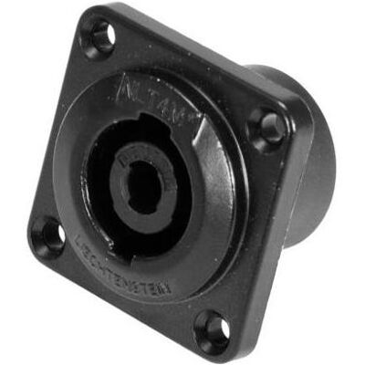 Neutrik Speakon Einbaubuchse - IP54, 4-polig, Metall - 50g Neutrik Speakon Einbaubuchse - IP54, 4-polig, Metall - 50g