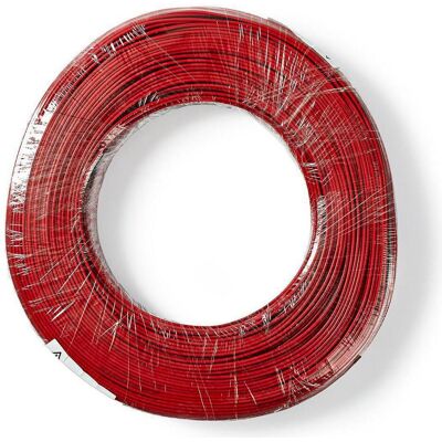 Nedis Lautsprecherkabel 2X 0.35 mm² CCA 100.0 m rund PVC Eingewickelt Unisex (100 m, 0.35 mm²), Lautsprecherkabel, Rot, Schwarz Nedis Lautsprecherkabel 2X 0.35 mm² CCA 100.0 m rund PVC Eingewickelt Unisex (100 m, 0.35 mm²), Lautsprecherkabel, Rot, Schwarz
