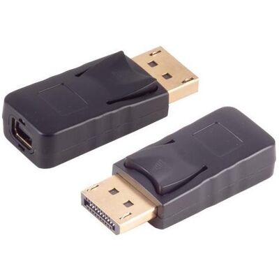 Shiverpeaks -BASIC-S--DisplayPort 1.2 Adapter, DisplayPort Stecker auf Mini DisplayPort Buchse, 4K, Data + Video Adapter Shiverpeaks -BASIC-S--DisplayPort 1.2 Adapter, DisplayPort Stecker auf Mini DisplayPort Buchse, 4K, Data + Video Adapter