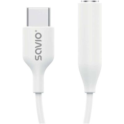 Savio Supplier did not provide product name (Klinkenadapter), Audio Adapter, Weiss Savio Supplier did not provide product name (Klinkenadapter), Audio Adapter, Weiss