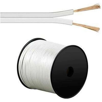 HDgear Lautsprecherkabel 2,50mm² Weiss OFC (100 m, 2.50 mm²), Lautsprecherkabel, Weiss HDgear Lautsprecherkabel 2,50mm² Weiss OFC (100 m, 2.50 mm²), Lautsprecherkabel, Weiss
