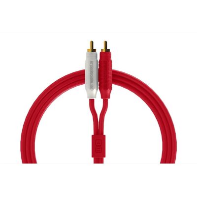 DJTechTools Chroma Cables Audio MK2 RCA - RCA Red (2 m, Cinch Kabel), Audiokabel DJTechTools Chroma Cables Audio MK2 RCA - RCA Red (2 m, Cinch Kabel), Audiokabel