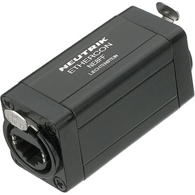 Neutrik Durchgangskupplung RJ 45 8, Audio Adapter, Schwarz Neutrik Durchgangskupplung RJ 45 8, Audio Adapter, Schwarz