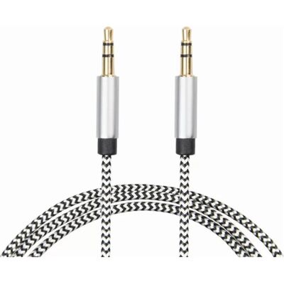 Libox 3,5-mm-Klinkenstecker – 3,5-mm-1,5-m-Kabel Silberstecker (LB0095) (1.50 m, AUX Kabel), Audiokabel Libox 3,5-mm-Klinkenstecker – 3,5-mm-1,5-m-Kabel Silberstecker (LB0095) (1.50 m, AUX Kabel), Audiokabel