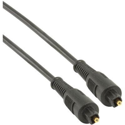 Valueline Toslink optický audio kabel černý / Optický audio kabel / 1 m (1 m), Audiokabel Valueline Toslink optický audio kabel černý / Optický audio kabel / 1 m (1 m), Audiokabel