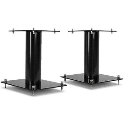 NorStone Stylum S Lautsprecherständer (1 Paar, Ständer), Lautsprecher Ständer + Wandmontage, Schwarz NorStone Stylum S Lautsprecherständer (1 Paar, Ständer), Lautsprecher Ständer + Wandmontage, Schwarz