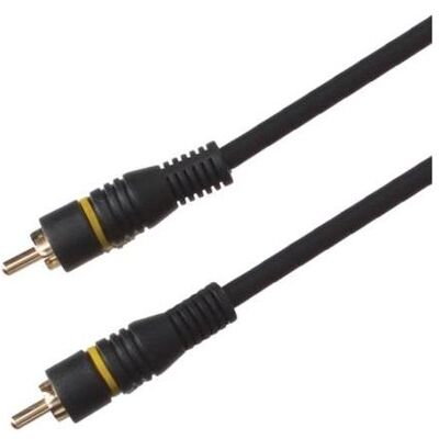 Connectech SX Composite Video Cable 1m RCA M - RCA M 1.0m (1 m, Cinch Kabel), Audiokabel Connectech SX Composite Video Cable 1m RCA M - RCA M 1.0m (1 m, Cinch Kabel), Audiokabel