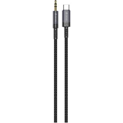 Devia Kabel Audio Ipure EC620 USB-C - Klinke 3,5 mm 1,0 m schwarz (1 m, AUX Kabel), Audiokabel Devia Kabel Audio Ipure EC620 USB-C - Klinke 3,5 mm 1,0 m schwarz (1 m, AUX Kabel), Audiokabel