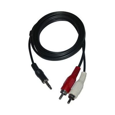 Neutral Audio Kabel Jack-Stecker (3.5mm) - 2x Cinch-Stecker, 3m, schwarz, Logo Blister (3 m, AUX Kabel, Cinch Kabel), Audiokabel Neutral Audio Kabel Jack-Stecker (3.5mm) - 2x Cinch-Stecker, 3m, schwarz, Logo Blister (3 m, AUX Kabel, Cinch Kabel), Audiokabel