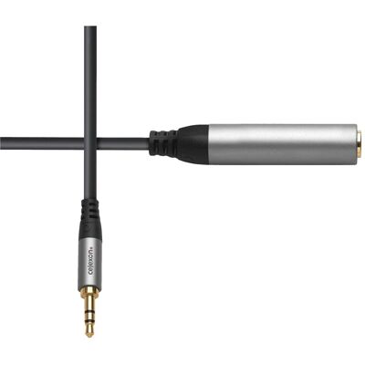 Celexon 3,5mm Stereo Klinke auf 6,3mm Stereo Klinke M/F Audioadapter 0,25m - Professional Line (0.25 m), Audiokabel Celexon 3,5mm Stereo Klinke auf 6,3mm Stereo Klinke M/F Audioadapter 0,25m - Professional Line (0.25 m), Audiokabel