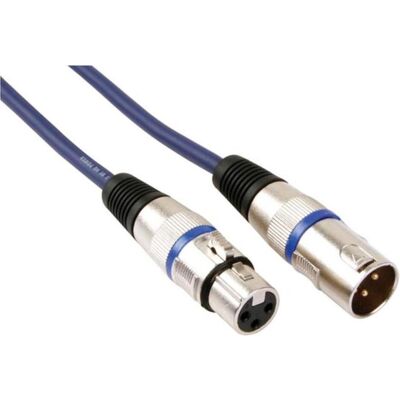 HQ Power PAC101 DMX-Kabel, 3-Polig (1m) (1 m, XLR Kabel), Audiokabel HQ Power PAC101 DMX-Kabel, 3-Polig (1m) (1 m, XLR Kabel), Audiokabel
