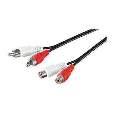 PremiumCord Audio-Verlängerungskabel 2x Cinch (5 m, Cinch Kabel), Audiokabel PremiumCord Audio-Verlängerungskabel 2x Cinch (5 m, Cinch Kabel), Audiokabel