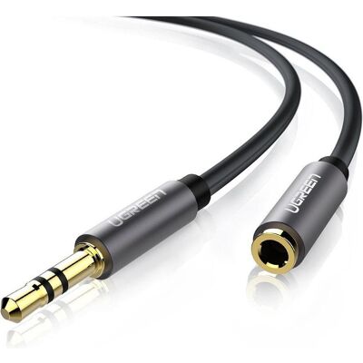 Ugreen 3.5mm Klinke – 3.5mm Buchse (1 m, AUX Kabel), Audiokabel Ugreen 3.5mm Klinke – 3.5mm Buchse (1 m, AUX Kabel), Audiokabel