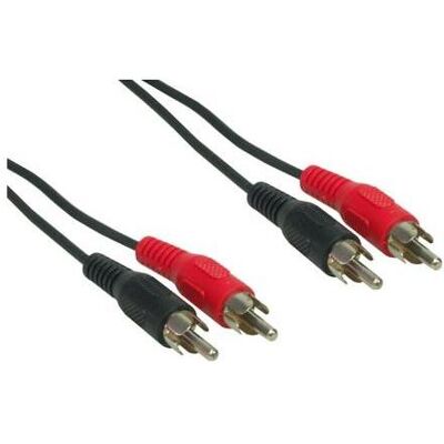 E+P B 33/2 2.5m 2 x RCA 2 x RCA Schwarz Audio-Kabel (2.50 m, Cinch Kabel), Audiokabel E+P B 33/2 2.5m 2 x RCA 2 x RCA Schwarz Audio-Kabel (2.50 m, Cinch Kabel), Audiokabel