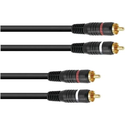 Omnitronic Cinch Kabel 2x2 5m (5 m, Cinch Kabel), Audiokabel Omnitronic Cinch Kabel 2x2 5m (5 m, Cinch Kabel), Audiokabel
