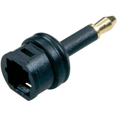 Fuj Tek TOSLINK to Mini-TOSLINK Adapter (Winkeladapter), Audio Adapter, Schwarz Fuj Tek TOSLINK to Mini-TOSLINK Adapter (Winkeladapter), Audio Adapter, Schwarz