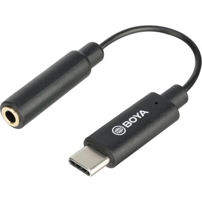 Boya BY-K6 Adapterkabel, Audio Adapter, Schwarz Boya BY-K6 Adapterkabel, Audio Adapter, Schwarz