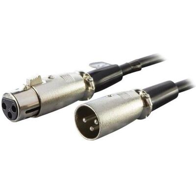 Deltaco XLR-1030 - XLR 3-poliger Kabel 3m - Schwarz Deltaco XLR-1030 - XLR 3-poliger Kabel 3m - Schwarz