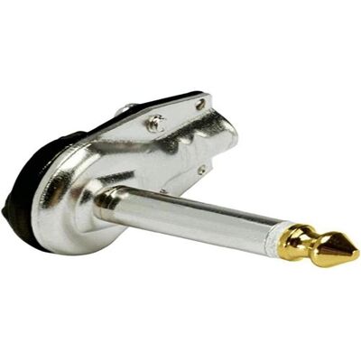 Hicon HI-J63MA05 Klinken-Steckverbinder 6.35 mm Stecker gewinkelt Polzahl 2 Schwarz 1 St., Audio Stecker, Schwarz Hicon HI-J63MA05 Klinken-Steckverbinder 6.35 mm Stecker gewinkelt Polzahl 2 Schwarz 1 St., Audio Stecker, Schwarz
