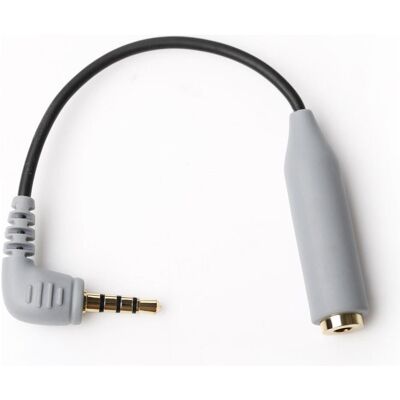 Boya BY-CIP TRS auf TRRS Adapter (Winkeladapter), Audio Adapter, Grau, Schwarz Boya BY-CIP TRS auf TRRS Adapter (Winkeladapter), Audio Adapter, Grau, Schwarz