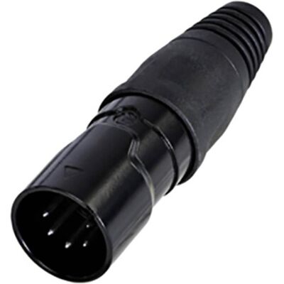 Rean RCX5M-Z-001-1 XLR-Steckverbinder Stecker, gerade Polzahl (num): 5 1 St., Audio Stecker, Schwarz Rean RCX5M-Z-001-1 XLR-Steckverbinder Stecker, gerade Polzahl (num): 5 1 St., Audio Stecker, Schwarz