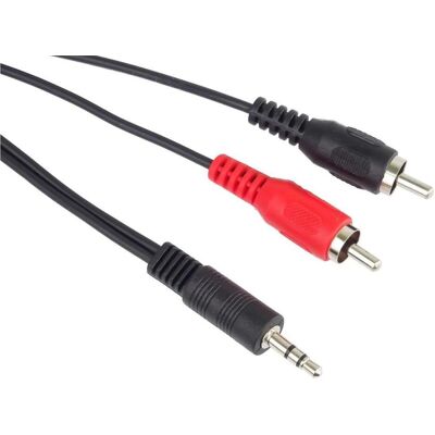 Premiumcord - 3.5mm Kabel - 2x RCA - 1.5m - Audio Cable Premiumcord - 3.5mm Kabel - 2x RCA - 1.5m - Audio Cable
