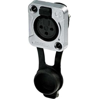 Rean RRX3F-Z-000-1 XLR-Steckverbinder Buchse, Einbau Polzahl (num): 3 1 St., Audio Stecker, Silber Rean RRX3F-Z-000-1 XLR-Steckverbinder Buchse, Einbau Polzahl (num): 3 1 St., Audio Stecker, Silber