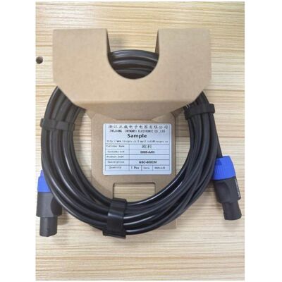 Behringer GSC-600CM Kabel głośnikowy Speakon - Speakon 6m (6 m), Lautsprecherkabel, Schwarz Behringer GSC-600CM Kabel głośnikowy Speakon - Speakon 6m (6 m), Lautsprecherkabel, Schwarz